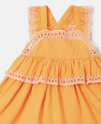 Set abito in popeline e bloomers