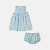 Set abito ricamato con gelati e bloomer Set abito ricamato con gelati e bloomer
