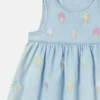 Set abito ricamato con gelati e bloomer Set abito ricamato con gelati e bloomer