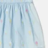 Set abito ricamato con gelati e bloomer Set abito ricamato con gelati e bloomer