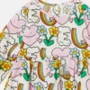 Set con abito e bloomers con stampa Earth Friends