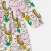Set con abito e bloomers con stampa Earth Friends