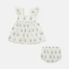 Set con abito senza maniche e bloomers Daisies Set con abito senza maniche e bloomers Daisies