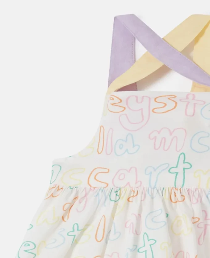 Set con abito stampato e bloomers Set con abito stampato e bloomers