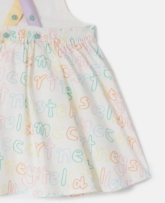 Set con abito stampato e bloomers Set con abito stampato e bloomers