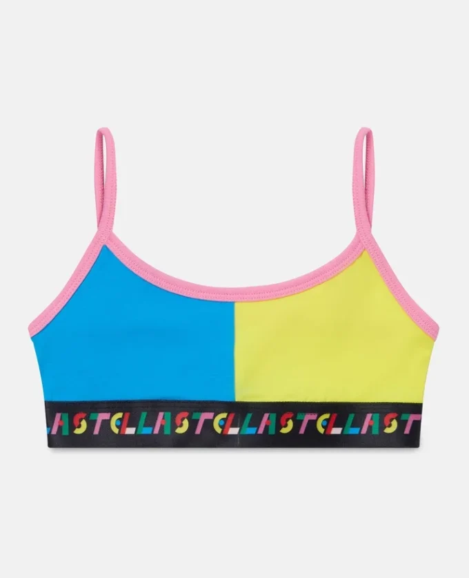 Set reggiseno in cotone color block Set reggiseno in cotone color block