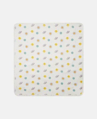 Set tutina, cappellino e copertina con stampa pianeti