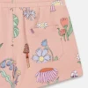 Shorts con coulisse e stampa bosco Shorts con coulisse e stampa bosco