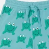 Shorts con coulisse e stampa rana