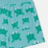 Shorts con coulisse e stampa rana