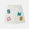 Shorts con iniziali del marchio ricamate Shorts con iniziali del marchio ricamate