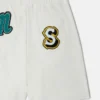 Shorts con iniziali del marchio ricamate Shorts con iniziali del marchio ricamate