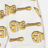 Shorts con stampa chitarra Shorts con stampa chitarra