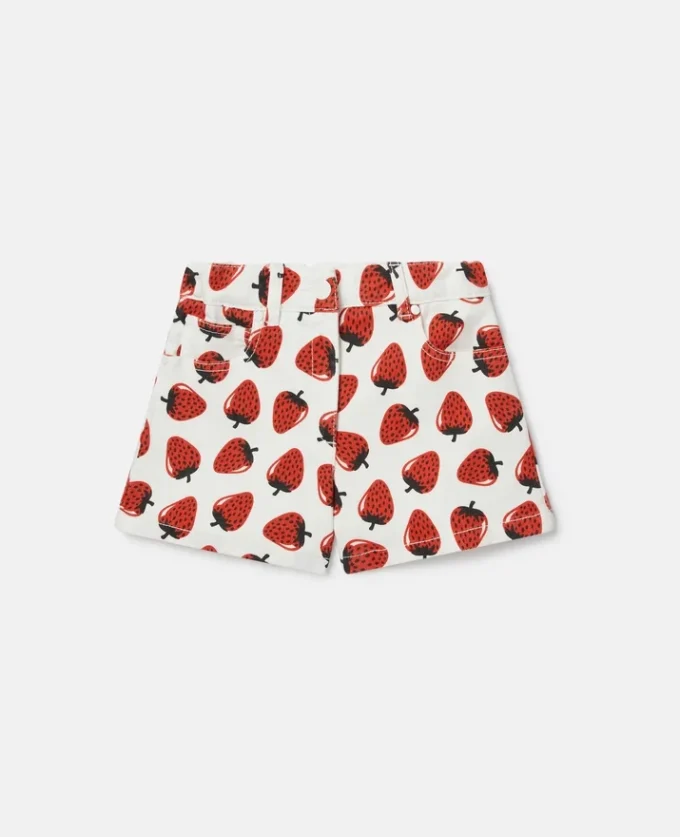 Shorts con stampa fragole Shorts con stampa fragole