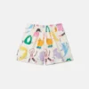 Shorts con stampa gatti