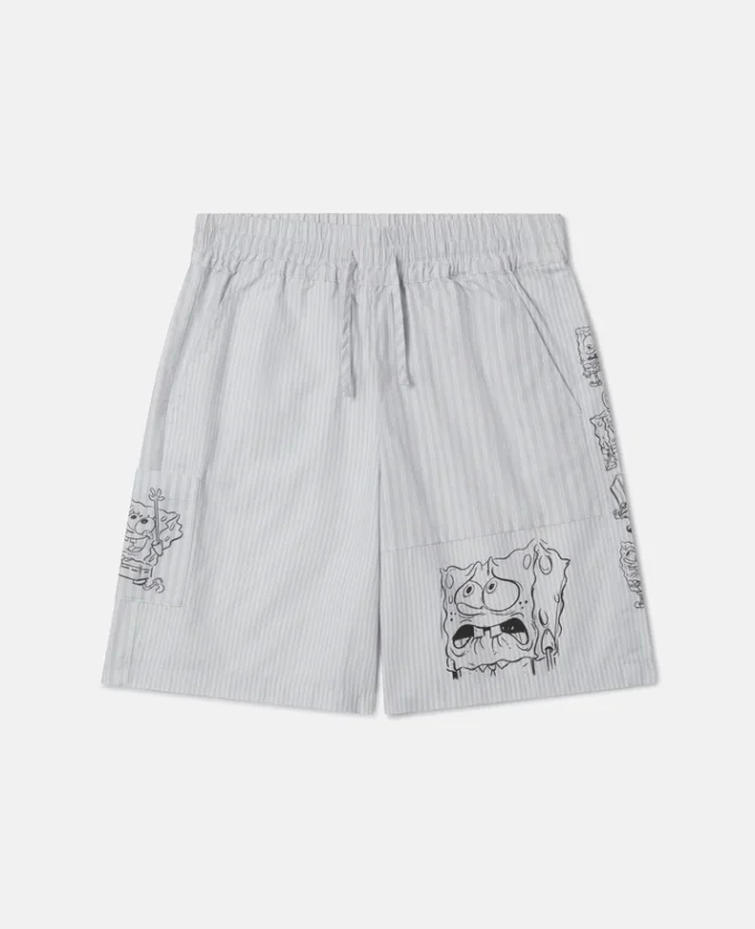 Shorts con stampa grafica SpongeBob Shorts con stampa grafica SpongeBob