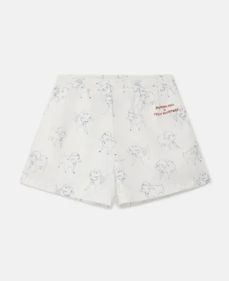 Shorts con stampa Sheep Can Never Sleep