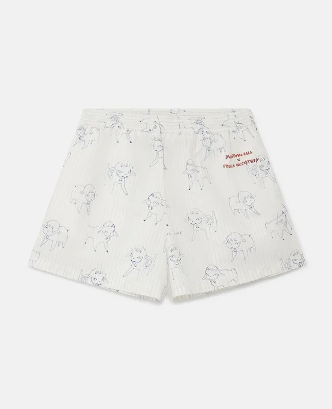 Shorts con stampa Sheep Can Never Sleep Shorts con stampa Sheep Can Never Sleep