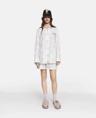 Shorts con stampa Sheep Can Never Sleep