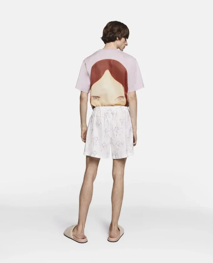 Shorts con stampa Sheep Can Never Sleep Shorts con stampa Sheep Can Never Sleep