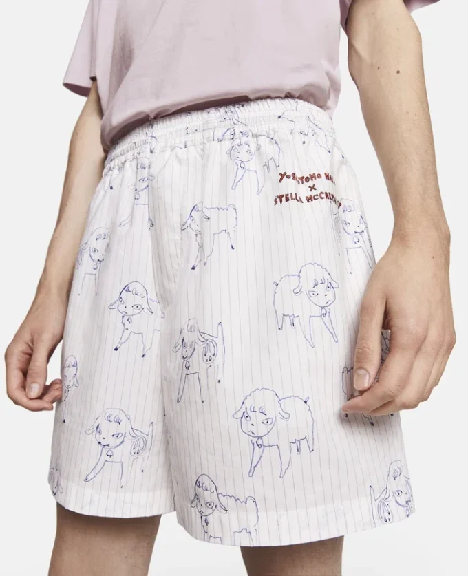 Shorts con stampa Sheep Can Never Sleep Shorts con stampa Sheep Can Never Sleep