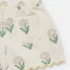Shorts elasticizzati con bordi smerlati Daisies Shorts elasticizzati con bordi smerlati Daisies