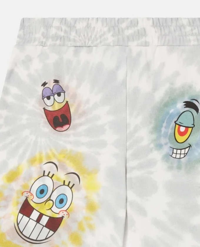Shorts grafici tie-dye SpongeBob Shorts grafici tie-dye SpongeBob