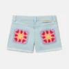 Shorts in denim a gamba dritta Shorts in denim a gamba dritta