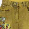 Shorts in denim con grafica SpongeBob Shorts in denim con grafica SpongeBob