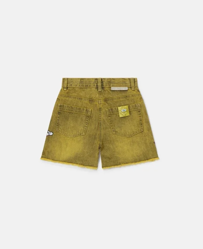 Shorts in denim con grafica SpongeBob Shorts in denim con grafica SpongeBob