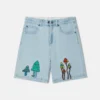 Shorts in denim Woodland Friends Shorts in denim Woodland Friends