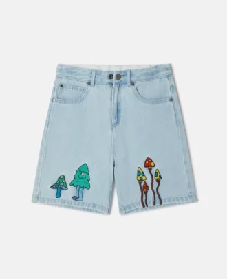 Shorts in denim Woodland Friends