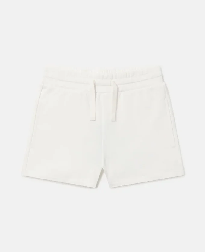 Shorts in jersey ricamato
