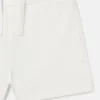 Shorts in jersey ricamato