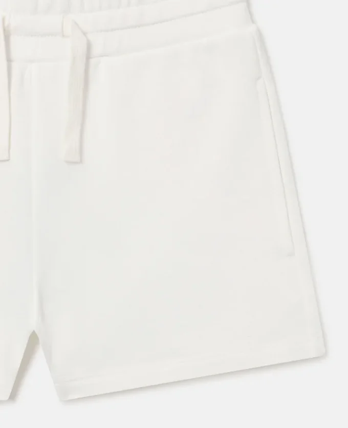 Shorts in jersey ricamato