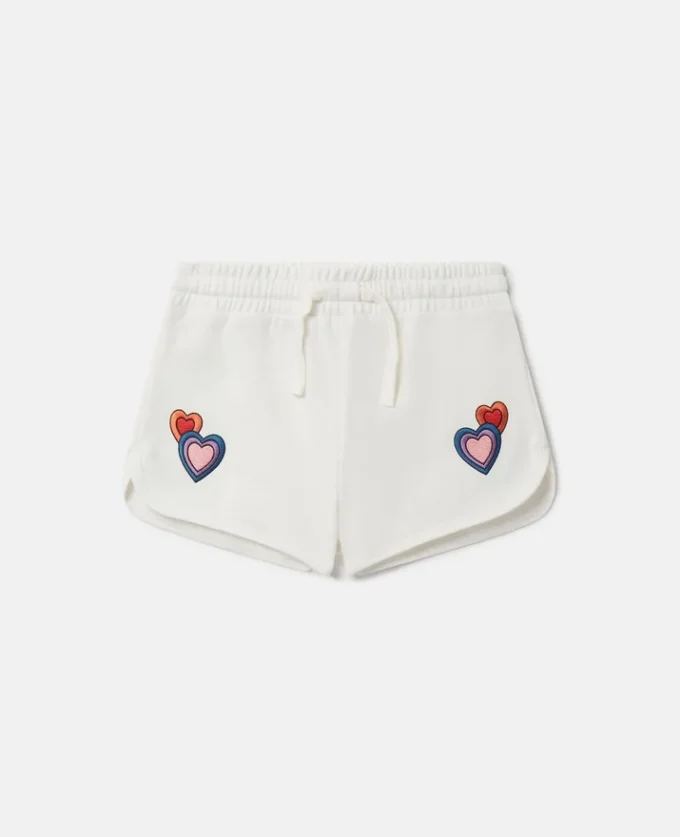 Shorts ricamati I Love You