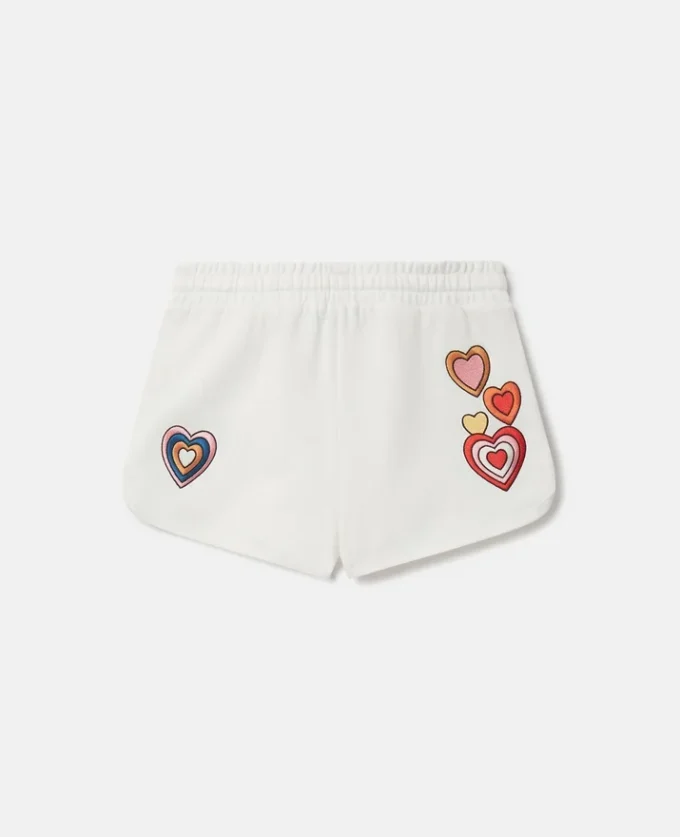 Shorts ricamati I Love You
