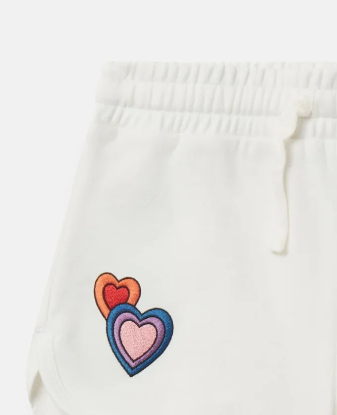 Shorts ricamati I Love You