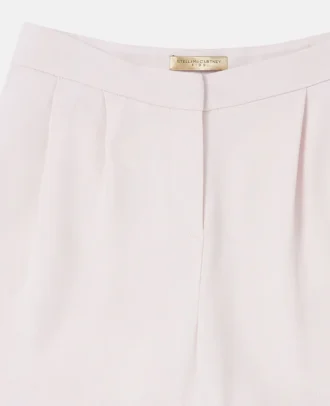 Shorts sartoriali con pieghe