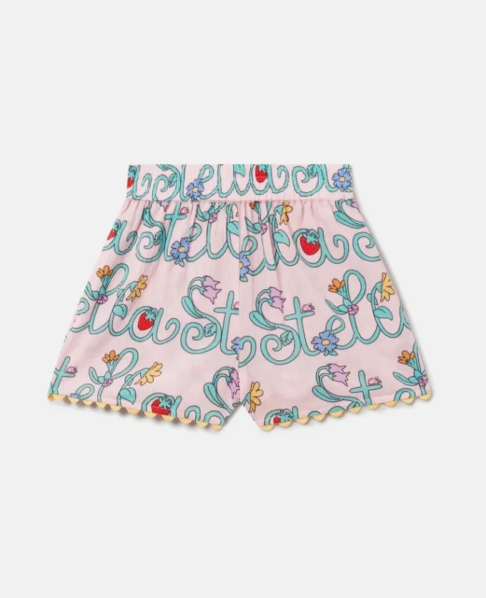 Shorts Stella con stampa a vite Shorts Stella con stampa a vite
