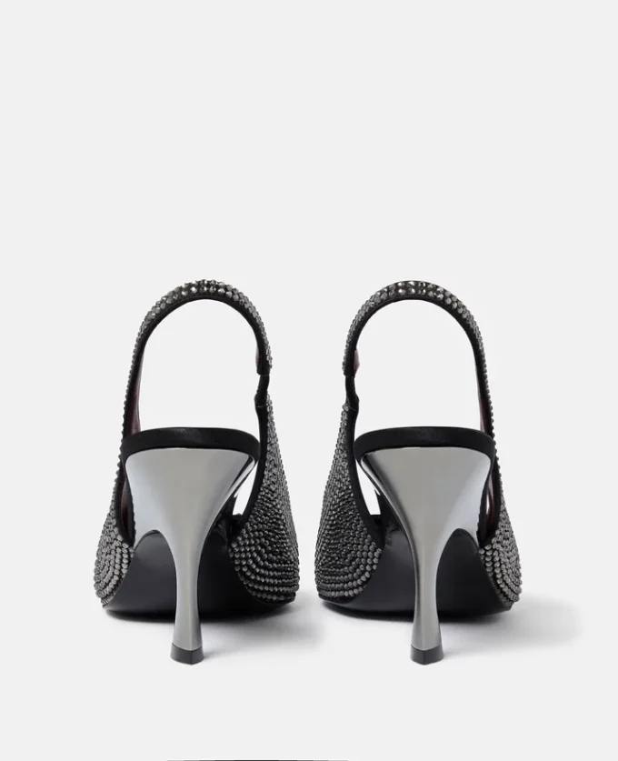 Slingback Elsa impreziosite da cristalli Slingback Elsa impreziosite da cristalli