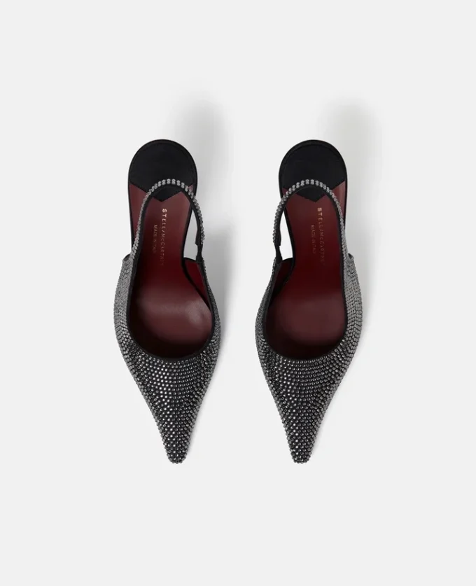 Slingback Elsa impreziosite da cristalli Slingback Elsa impreziosite da cristalli