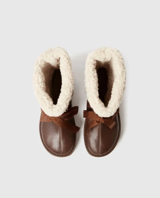 Stivali da neve vegani con fodera in peluche Stivali da neve vegani con fodera in peluche