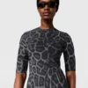 T-shirt a maniche corte con stampa leopardata T-shirt a maniche corte con stampa leopardata