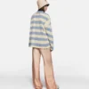 T-shirt bretone con ricamo coniglietto T-shirt bretone con ricamo coniglietto