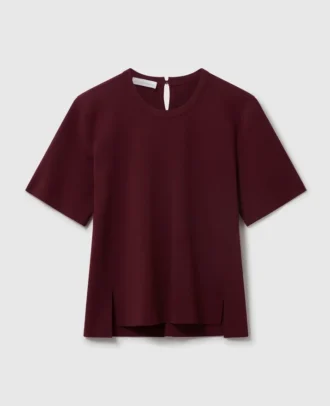 T-shirt compatta a maniche corte