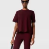 T-shirt compatta a maniche corte