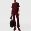 T-shirt compatta a maniche corte