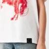 T-shirt con grafica cavallo aerografata T-shirt con grafica cavallo aerografata