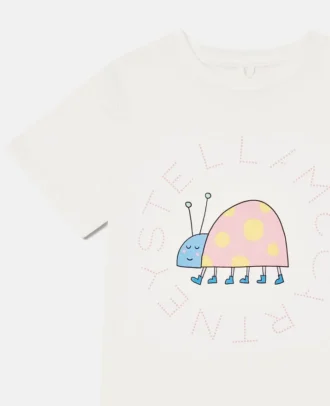 T-shirt con grafica coccinella